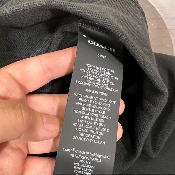 COACH limited edition year of the tiger Hoodie. Super cute tiger graphic nwt - Picture 5 of 9